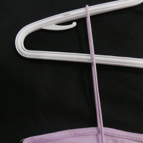 AMBIANCE | large | Chic Lilac Crop Top with Spaghetti Straps - Picture 9 of 14